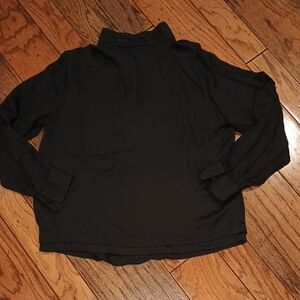 Neu Nomads Black Long Sleeve High Neck Blouse Women's Size Medium